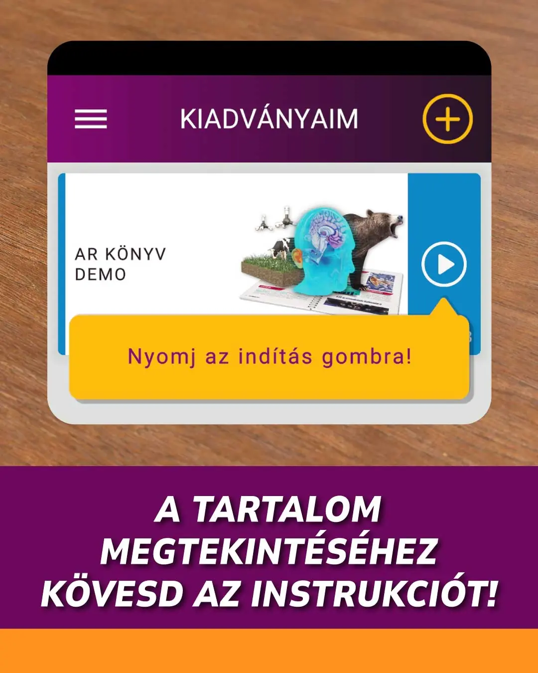 A tartalom megtekintéséhez kövesd az instrukciót!