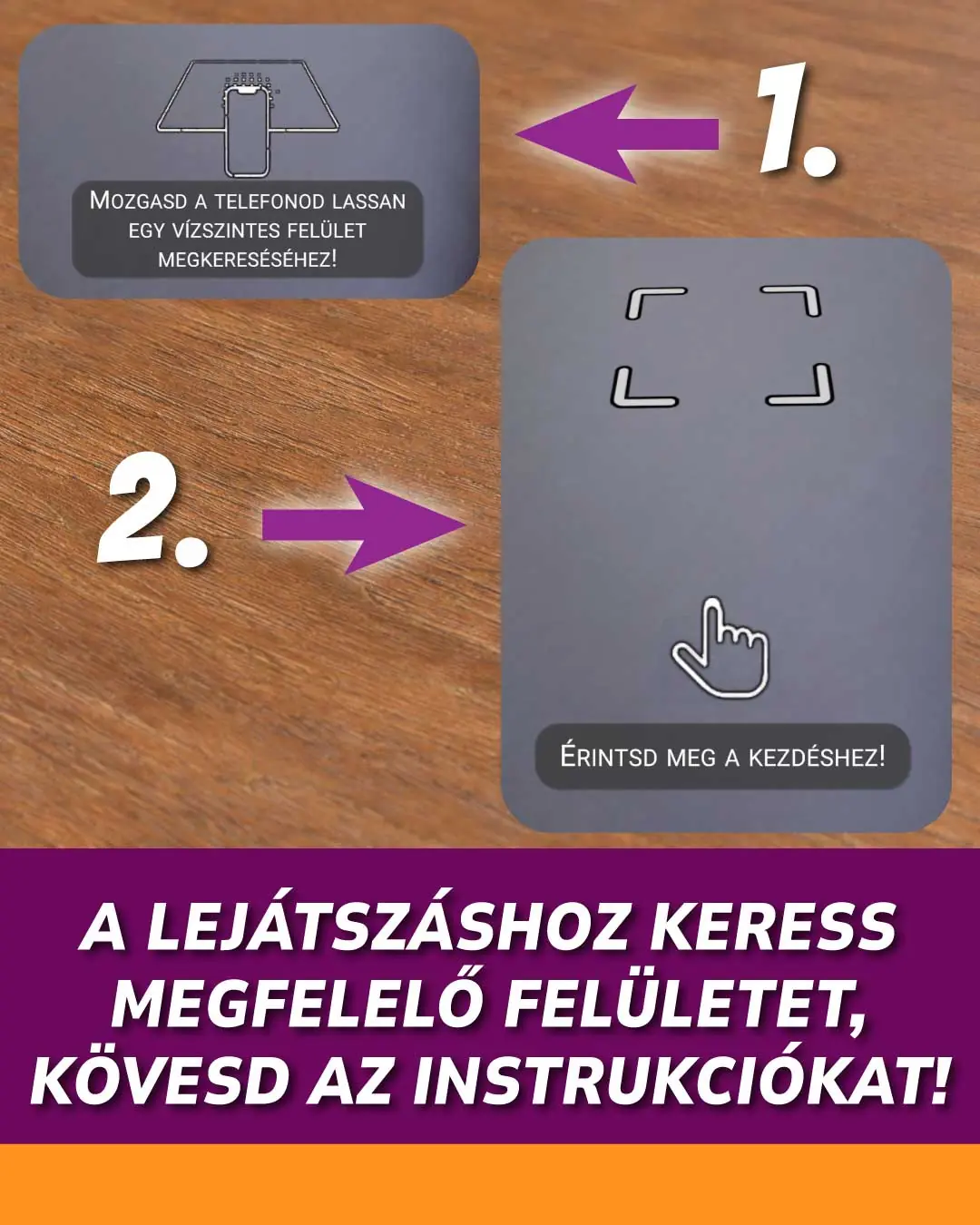 A lejátszáshoz keress megfelelő felületet, kövesd az instrukciókat!